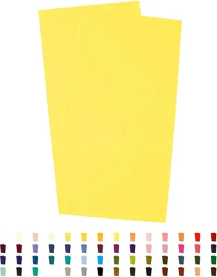 Produktbild von Sandras-Bastelladen Kerzen Verzierwachsplatten 2er Set - 200 x 100 x 0,5mm Rapsgelb