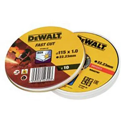 Zdjęcie produktu dla DEWALT tarcza tnąca ze stali nierdzewnej płaska 115 mmx1,0 mm DT3506-QZ
