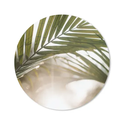 Produktbild von MuchoWow® Mauspad Mousepad Palme - Palmenblatt - Sonne - Sommer 50x50 cm - Mousepads - Maus Mat - Pad - Mausunterlage - Vinyl