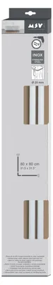 Immagine prodotto di MSV binario per tende da doccia ad angolo 80 x 80 Bianco