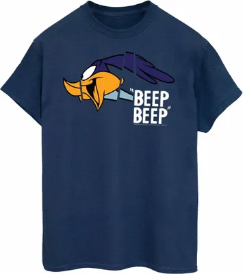 Obrázek produktu pro Looney Tunes - Dámské tričko "Beep Beep" BI666 (S) (námořnická modrá)