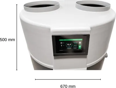 Produktbild von Sunex DROPS Wärmepumpe Warmwasser Brauchwasser Heizung Trinkwasser 4,4 kW : 'DROPS-D4.2'