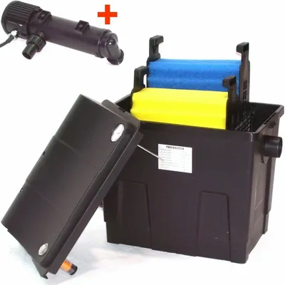 Produktbild von Teichaussenfilter UVC 9W Teichfilter 8000l Teichklärer 55891 Lichfilter