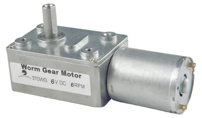 370WG Getriebemotor 6V DC 6RPM 15kg.cm D-Welle 6mm