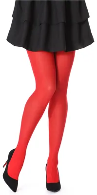 Image de Collants pour femmes Bellivalini en microfibre 40 DEN BLVFI1001 (rouge, XL) .