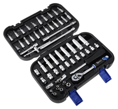 Image de Jeu de douilles Torx GEKO, 56 pièces, 1/4" G10153