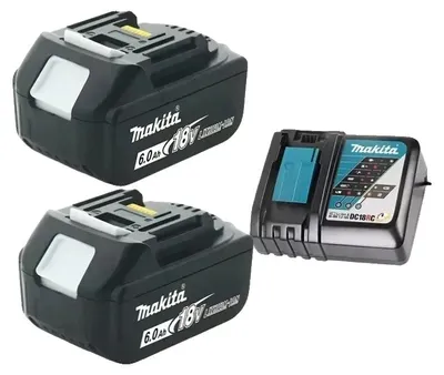 Obrázok produktu pre Batéria, 18V, 6000mAh, 6.0Ah x 2, nabíjačka x 1