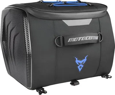 Image de CarryQuest® - Sac à dos pour moto, 25 litres, étanche, bleu