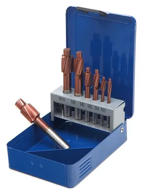 Produktbild von HBM 7-teiliges HSS-Sechskant-Senker-Set (5 % Kobalt)