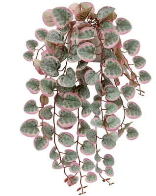 Image de Briful, plantes artificielles pour l'intérieur, 40,6 cm, fausses fleurs en forme de cœur