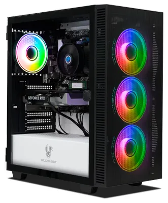 Produktbild von Ankermann Radiant Gaming V3, AMD Ryzen 5 5500 , Nvidia GeForce RTX 5060 8GB, 16GB RAM, 1TB NVMe SSD, Windows 11, WLAN, Libre Office