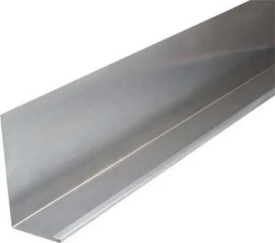 Produktbild von PRECIT Winkelblech mit Wasserfalz Aluminium 1000 mm x 155 mm x 80 mm x 0,6 mm