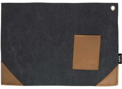 Productafbeelding van Set van 2 Placemats zwart - 45 x 32 cm