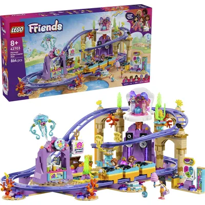 Zdjęcie produktu dla LEGO Friends Syrenkowa kolejka górska, Zestaw do budowania, 8 lat(a), Plastik, 864 szt., 1,55 kg