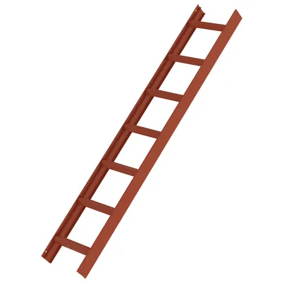 Obrázek produktu pro Guenzburger Steigtechnik MUNK 11205 Aluminium Dachleiter Rot Braun 3.6