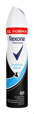 Obrázok produktu pre Rexona Motion Sense Dezodorant W Sprayu Invisible Aqua 48H 250Ml