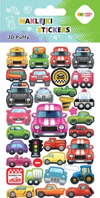 Produktbild von Puffy Aufkleber - Cars Happy Color