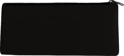 Produktbild von INF BFT-DQBD002-11D, Weiches Federmäppchen, Stoff, Schwarz, Einfarbig, Uni, 100 mm