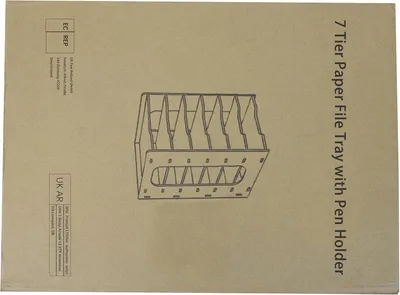 Produktbild von Briefablage 7 Ebenen, A4, Stiftehalter, weiß, für Büro