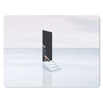 Produktbild von MuchoWow® Mauspad Mousepad Vintage - Tür - Abstrakt 23x19 cm - Mousepads - Maus Mat - Pad - Mausunterlage - Schreibtischunterlage - Mauspad