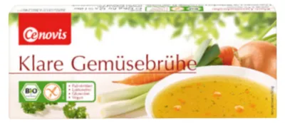 Productafbeelding van Cenovis - Heldere groentebouillon, glutenvrij, 126g - verpakking van 1