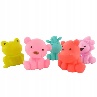 Obrázok produktu pre Gumové Hračky Do Kúpeľa Pískacie Hračky Zoo 0019