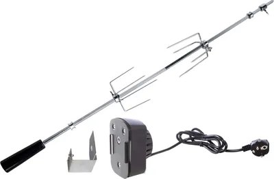 Produktbild von Grillspieß, Rotisserie, Drehspieß, mit Motor 230V - 63 cm
