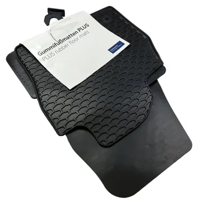 Productafbeelding van Seat Polo vloermatten, VW, 6 rubberen matten, zwart, voor en achter, geschikt voor Arona