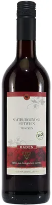 Produktbild von Baden Spätburgunder Rotwein trockener Qualitätswein 750ml