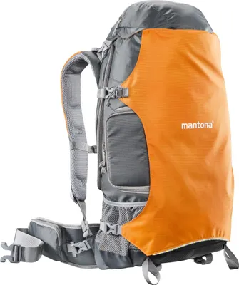 Immagine prodotto di mantona ElementsPro 40, Custodia per zaino, Qualsiasi marca, Grigio, Arancione