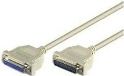 Produktbild von Microconnect MODGR3, Weiß, 3 m, DB-25, DB-25, Stecker, Buchse
