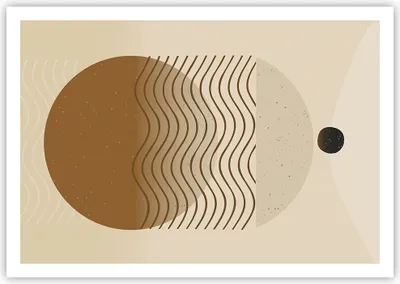 Produktbild von Poster - Poster ohne Rahmen - Abstraktion Geometrie Minimalismus - 100x70 cm - Wand Bild - Wanddeko - Wandbilder - Kunstposter - Wandposter - Bilder - Kunstdruck - Wanddekoration - P2XAA100x70-5043