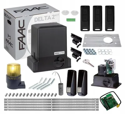 Obrázok produktu pre Súprava Delta 2 SMART – FAAC 740 (Wi-Fi+LAN+BLE) pre posuvné brány do 500 kg