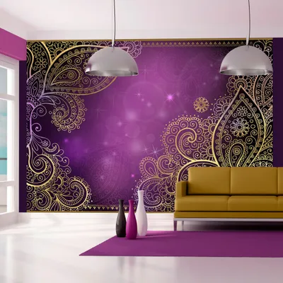 Produktbild von Fototapete selbstklebend Ornament 294x210 cm Tapete Wandtapete Wandbilder Klebefolie Dekofolie Tapetenfolie Wand Dekoration Wohnzimmer - Abstrakt f-A-0146-a-c