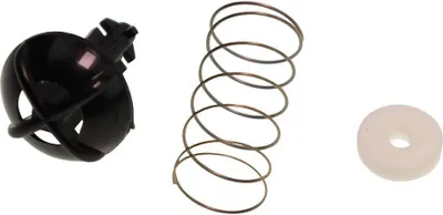 Three separate product components are laid out against a white background.