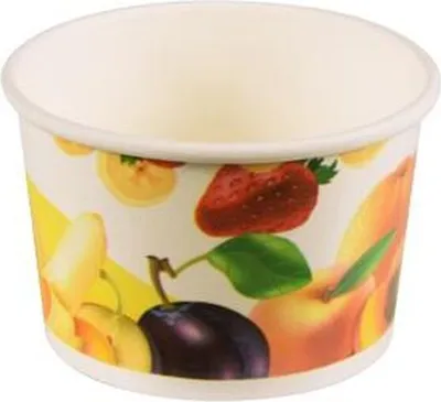Produktbild von 1000 Papstar Eisbecher, Pappe rund 100 ml Ø 7,5 cm, 4,9 cm 90235