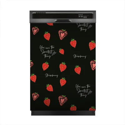 Produktbild von Magnete Dekorative 60x80 cm Küche Magnetmatte Spülmaschine - Süße Erdbeere