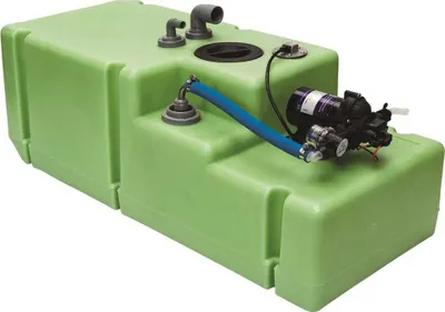 Immagine prodotto di Serbatoio per acqua potabile VETUS da 120 litri con pompa a 12V | DWSC12012
