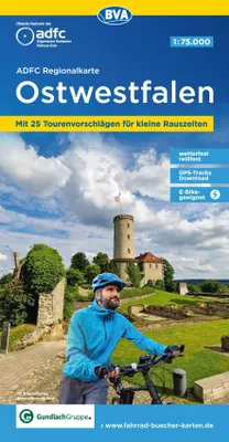 Produktbild von BVA ADFC Regionalkarte Ostwestfalen 1:75.000