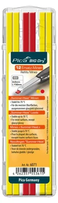 Produktbild von Pica BIG Dry 12 x Ersatzminen Sommer Set 8 x Gelb 4 x Rot