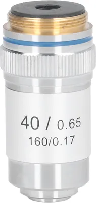 Obrázek produktu pro Achromatický mikroskopický objektiv 40X s velkým zvětšením 20,2 mm rozhraní Standardní RMS stříbrný