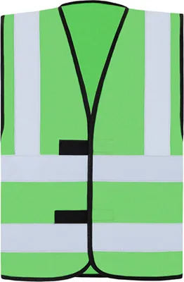 Immagine prodotto di Korntex KX140 | Gilet ad alta visibilità con quattro strisce riflettenti EN ISO 20471 - Colore: giallo segnale - Taglia: 7XL