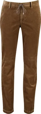 Produktbild von Alberto Hose einfarbig braun mit Struktur Slim Fit Baumwolle