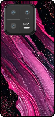 Produktbild von Smartphonica Telefon Fall geeignet für Xiaomi 13 Pro mit Marmor-Druck - TPU zurück Abdeckung Fall Marmor-Design - lila rosa
