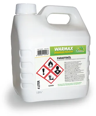 Produktbild von BioGreen 4L Paraffinöl "Warmax Premium" mit besonderer Konsistenz