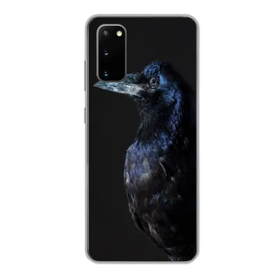 Produktbild von MuchoWow® Handyhülle Schutzhülle Hülle für Samsung Galaxy S20 Vogel - Tiere - Schwarz Silikon Softcase Handy Hülle - Bild