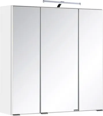 Produktbild von Capri/Bologna 3D Spiegelschrank, weiß, LED-Aufbauleuchte