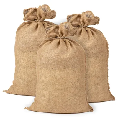 Productafbeelding van La Cordeline, 3 zakken voor aardappelen, jute, 51 x 81 cm, 215 g/m², 25 kg – ACJN28P