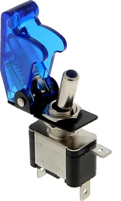 Produktbild von Kippschalter / Rockerswitch 12V 12A LED beleuchtet Farbe: Blau