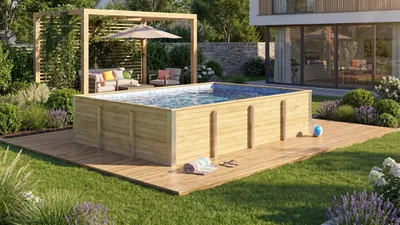 Produktbild von weka Massivholzpool Siarago Gr. 2